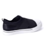 Tênis Slip On Feminino Via Marte Com Elastico - BRANCO/PRETO