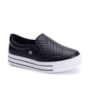 Tênis Slip On Feminino Via Marte - PRETO