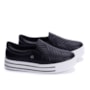 Tênis Slip On Feminino Via Marte - PRETO