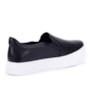 Tênis Slip On Feminino Via Marte  - PRETO/PRETO