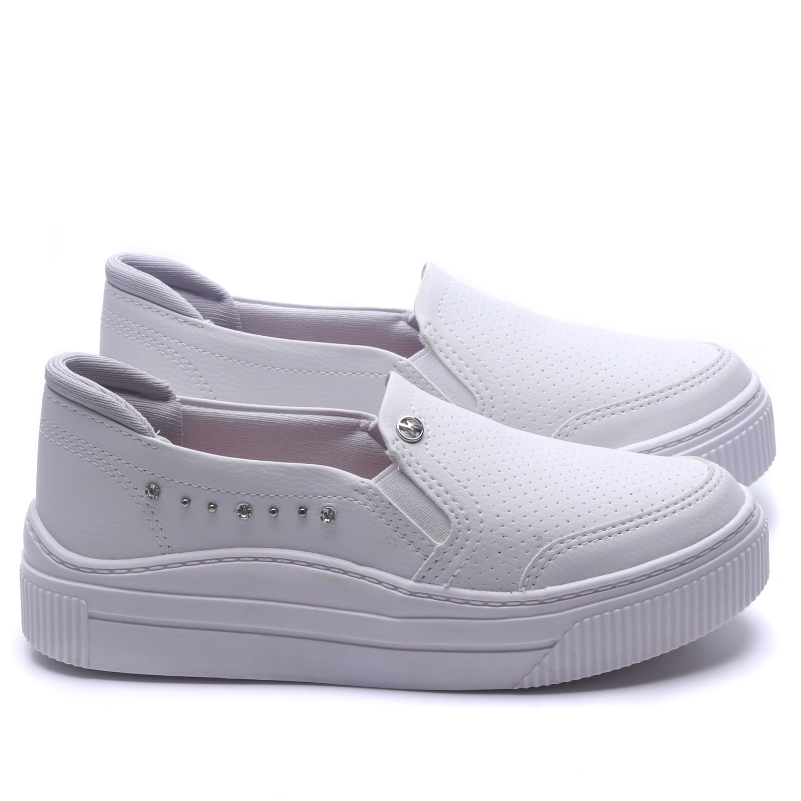 Slip on hot sale com pedras