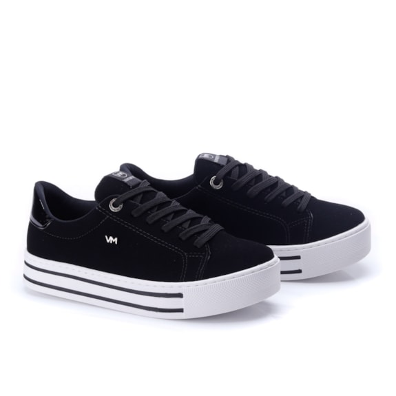 Tênis Street Nobuck Feminino Via Marte PRETO/PRETO Andaraki