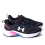 Tênis Under Armour Stride Feminino - PRETO/ROSA